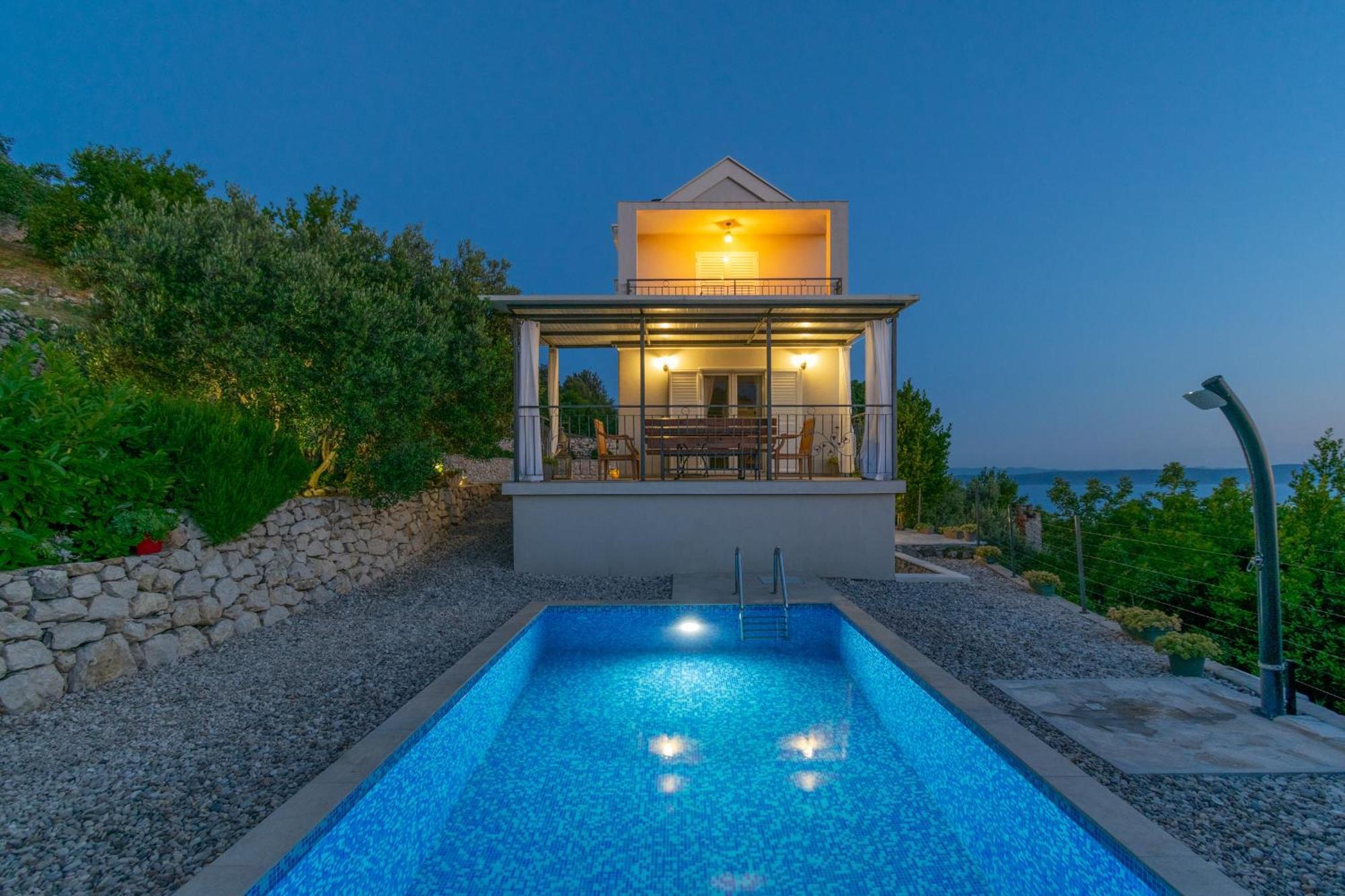 Villa With Sea View Podgora Exteriér fotografie