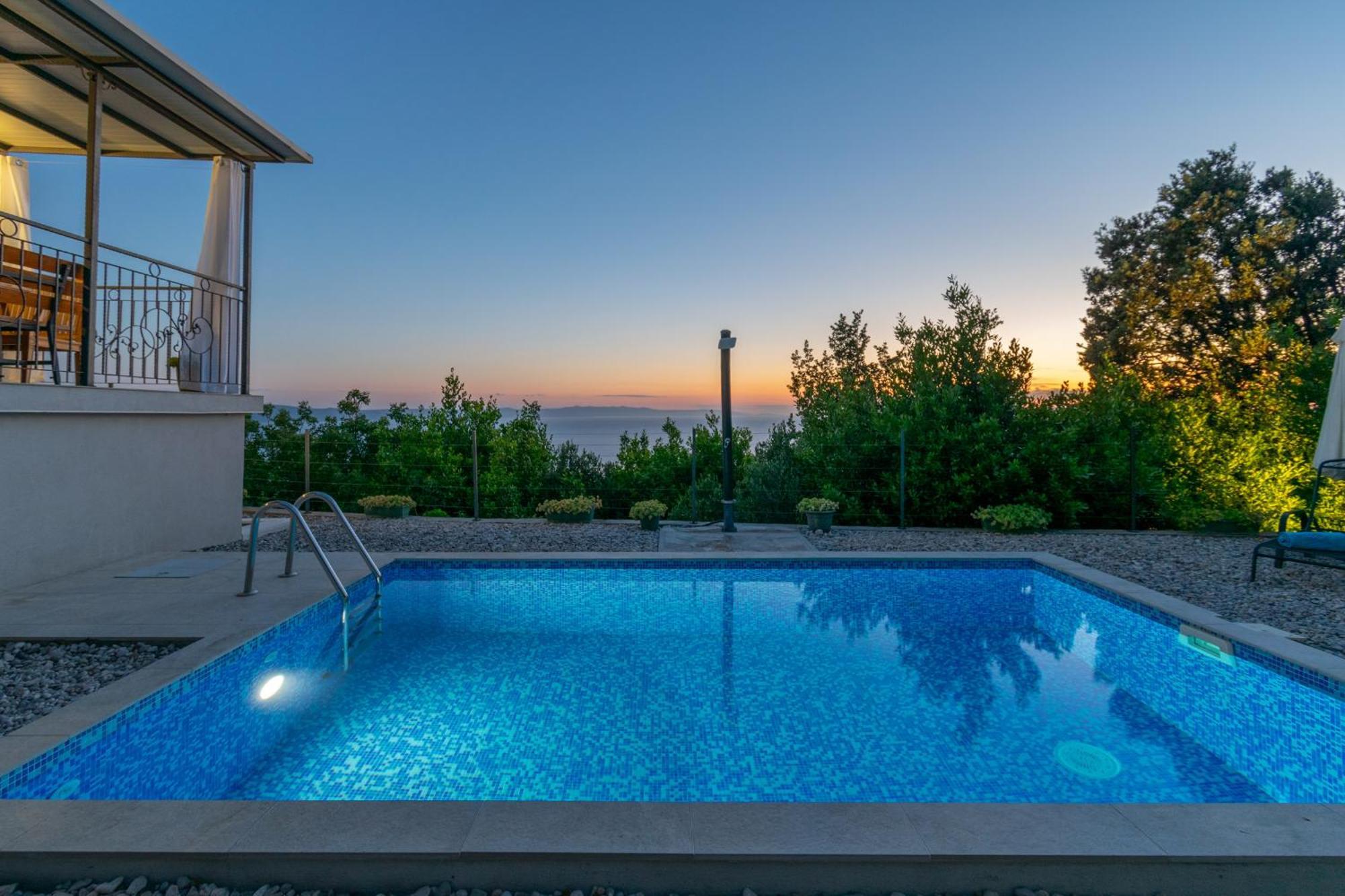 Villa With Sea View Podgora Exteriér fotografie