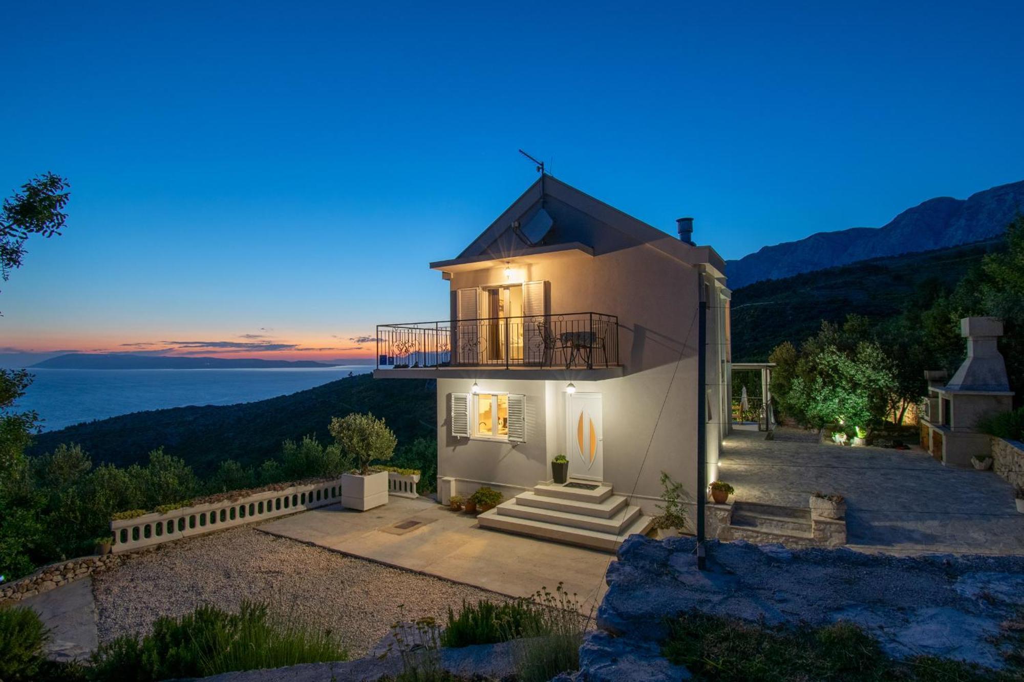 Villa With Sea View Podgora Exteriér fotografie